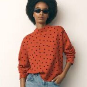 Anthropologie Maeve Carys Mock Neck Sweater Size Medium